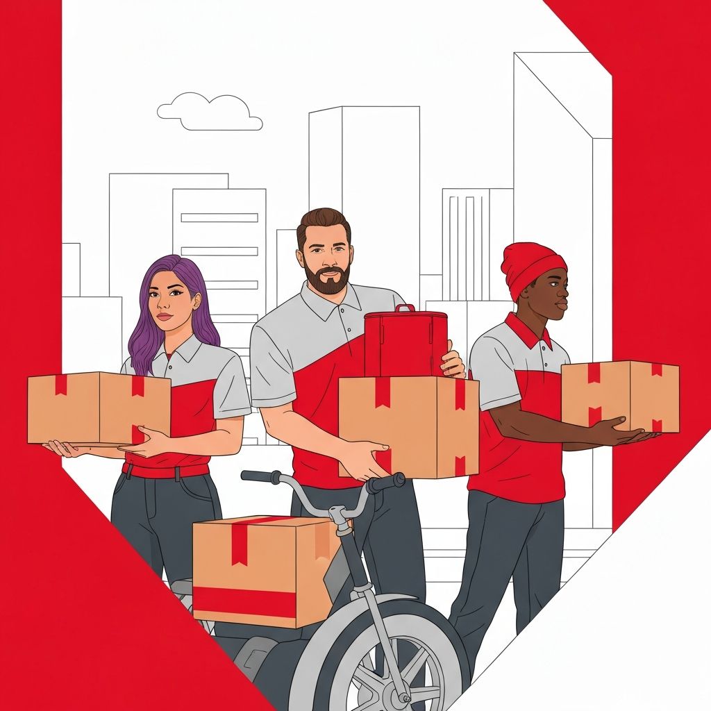 Our delivery service team